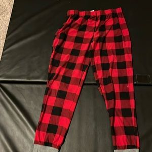 Red and Black pajamas